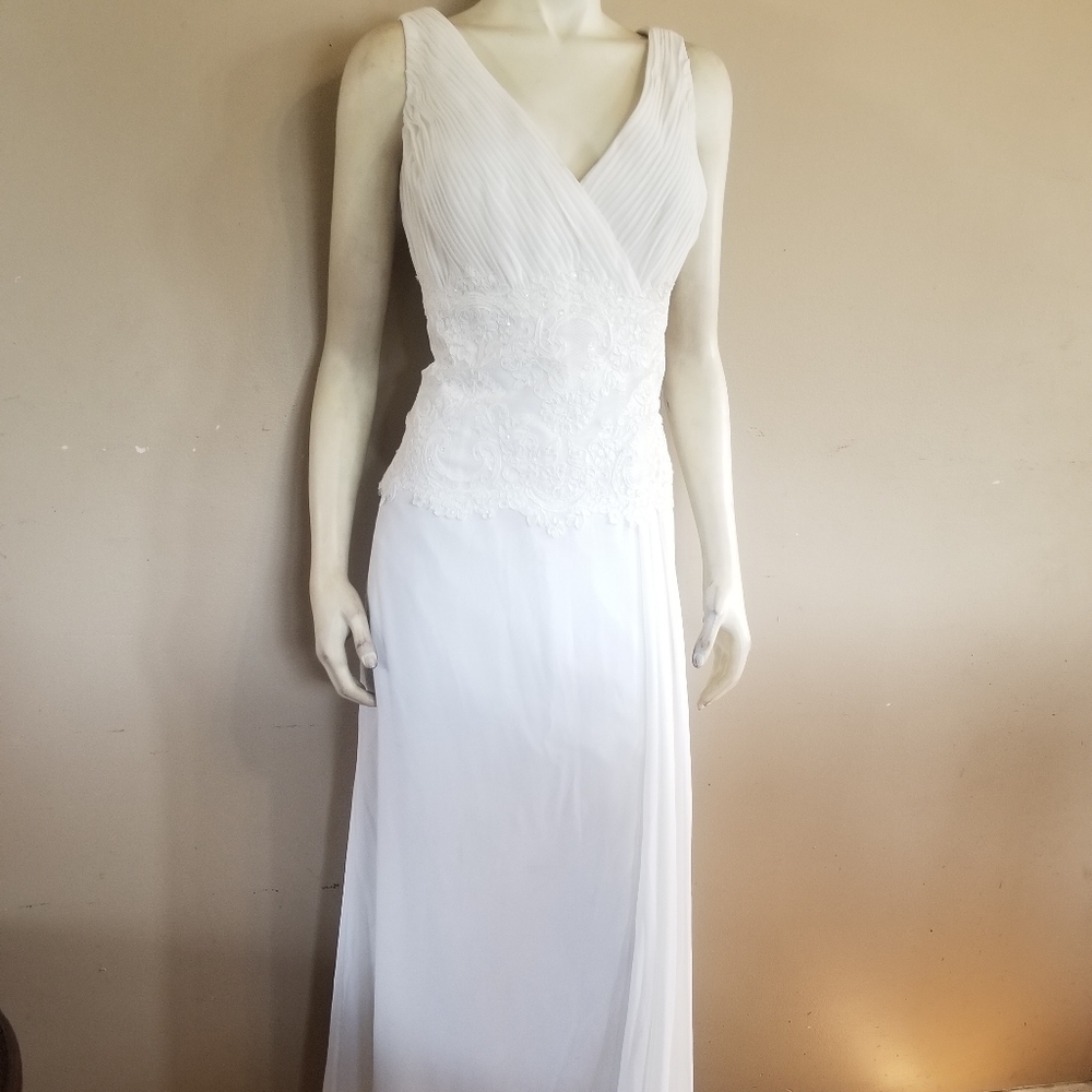 David's bridals maxi wedding dress